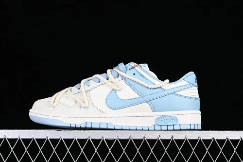 All Categories Nk SB Dunk Series Nk SB Dunk Low Low-top sneakers Nk Dunk Low Summer Stars Sea Salt Milk Ice Customized version of deconstructed strap casual sneakers DD1503-123